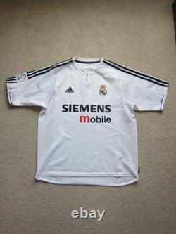 03/04 Real Madrid ZIDANE Soccer Jersey Football Shirt France L AUTHENTIC