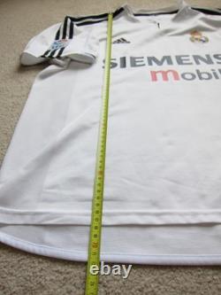 03/04 Real Madrid ZIDANE Soccer Jersey Football Shirt France L AUTHENTIC