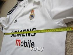 03/04 Real Madrid ZIDANE Soccer Jersey Football Shirt France L AUTHENTIC