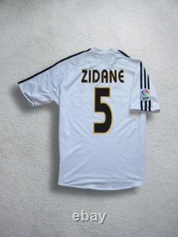 03/04 Real Madrid ZIDANE Soccer Jersey Football Shirt France M AUTHENTIC