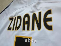 03/04 Real Madrid ZIDANE Soccer Jersey Football Shirt France M AUTHENTIC