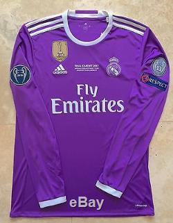 100% Authentic Real Madrid Ronaldo 2017 UCL Final Cardiff jersey size M