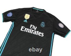 100% Authentic Ronaldo Real Madrid 2017/2018 Away Jersey Adidas Size Large Men