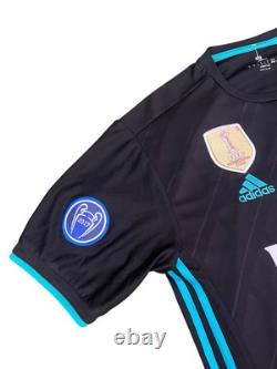 100% Authentic Ronaldo Real Madrid 2017/2018 Away Jersey Adidas Size Large Men