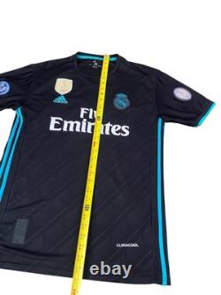 100% Authentic Ronaldo Real Madrid 2017/2018 Away Jersey Adidas Size Large Men