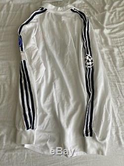 100 Years Real Madrid Adidas 2002 Long Sleeve Jersey size Large. Comes in an Can