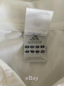 100 Years Real Madrid Adidas 2002 Long Sleeve Jersey size Large. Comes in an Can