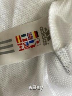 100 Years Real Madrid Adidas 2002 Long Sleeve Jersey size Large. Comes in an Can