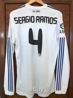 100% authentic Real Madrid Sergio Ramos 2010-2011 Formotion player issue jersey