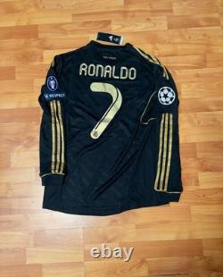 11/12 Ronaldo #7 Madrid Away Kit With UCL Size Small