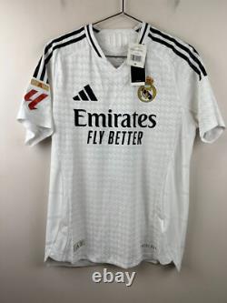 $180 NWT Mbappe adidas 2024/25 Real Madrid Authentic Home Soccer Jersey Size XL