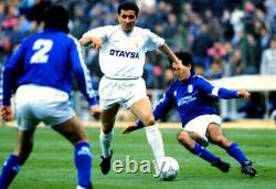 1991-92 REAL MADRID Home S/S No. 9 Hugo SANCHEZ LA Liga rmcf jersey shirt sz XL