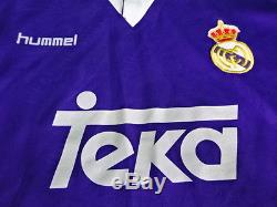 1993-1994 Real Madrid Away Retro Vintage Jersey Shirt Camiseta Teka hummel M