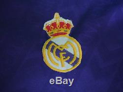 1993-1994 Real Madrid El Blanco Blancos Jersey Shirt Camiseta Away teka hummel L