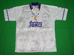 1996-1997 Real Madrid Los Blancos Champion Jersey Shirt Camiseta Kelme M BNWT