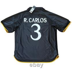 1999/00 Real Madrid Away Jersey #3 Roberto Carlos Large adidas reissue kit