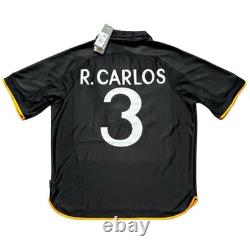 1999/00 Real Madrid Away Jersey #3 Roberto Carlos Medium adidas reissue kit