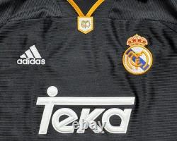 1999/00 Real Madrid Away Jersey #3 Roberto Carlos Medium adidas reissue kit