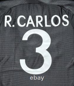 1999/00 Real Madrid Away Jersey #3 Roberto Carlos Medium adidas reissue kit