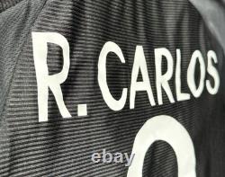 1999/00 Real Madrid Away Jersey #3 Roberto Carlos Medium adidas reissue kit