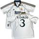 1999/00 Real Madrid Home Jersey #3 Roberto Carlos XL adidas reissue kit