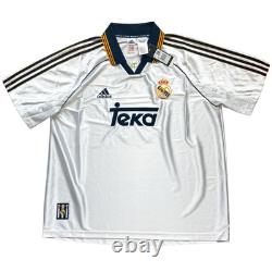 1999/00 Real Madrid Home Jersey #3 Roberto Carlos XL adidas reissue kit