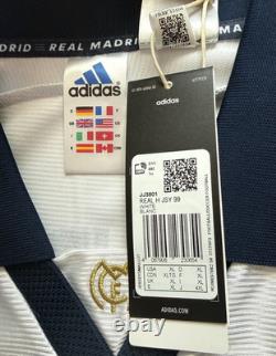 1999/00 Real Madrid Home Jersey #3 Roberto Carlos XL adidas reissue kit