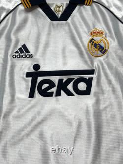 1999/00 Real Madrid Home Jersey #3 Roberto Carlos XL adidas reissue kit
