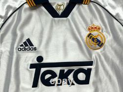 1999/00 Real Madrid Home Jersey #3 Roberto Carlos XL adidas reissue kit