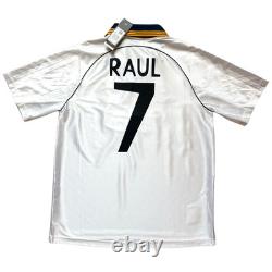 1999/00 Real Madrid Home Jersey #7 Raul Gonzalez Medium adidas reissue kit