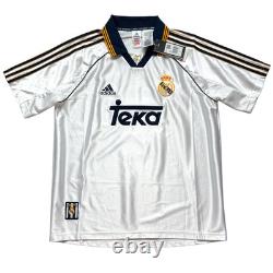1999/00 Real Madrid Home Jersey #7 Raul Gonzalez Medium adidas reissue kit