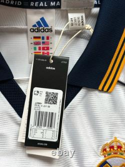 1999/00 Real Madrid Home Jersey #7 Raul Gonzalez Medium adidas reissue kit