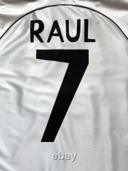 1999/00 Real Madrid Home Jersey #7 Raul Gonzalez Medium adidas reissue kit
