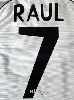 1999/00 Real Madrid Home Jersey #7 Raul Gonzalez Medium adidas reissue kit