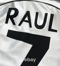 1999/00 Real Madrid Home Jersey #7 Raul Gonzalez Medium adidas reissue kit
