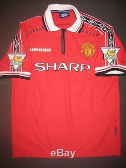 1999 Umbro Manchester United David Beckham Jersey Shirt Kit Real Madrid England