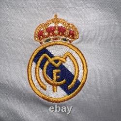 20001-2002 Authentic Real Madrid Home Jersey Raul #7 Size M Remade In 03-04