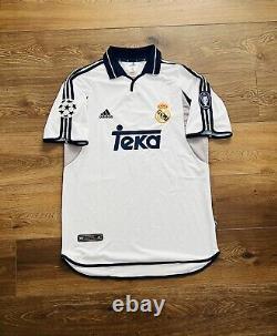 2000/01 Real Madrid Home Shirt Jersey No. 7 Raul Size XL