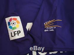 2001-2002 Real Madrid Centenary Jersey Shirt Camiseta Third Adidas Figo #10 L