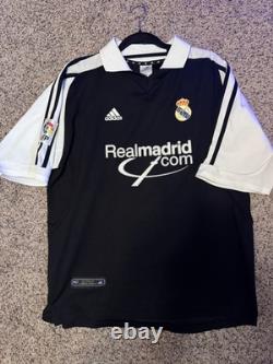 2001 REAL MADRID ADIDAS L SPAIN ESPAñA JERSEY LFP ZIDANE FIGO CASILLAS