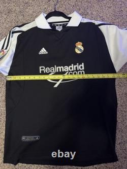 2001 REAL MADRID ADIDAS L SPAIN ESPAñA JERSEY LFP ZIDANE FIGO CASILLAS