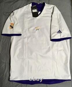 2002/03 Adidas Real Madrid Away Soccer Jersey Ronaldo 9 Size LRG 156649 Defect