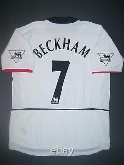 2002-2003 Nike Manchester United David Beckham Jersey Shirt Real Madrid England