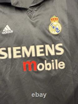 2002 Real Madrid Luis Figo Adidas Authentic Jersey Football Rare