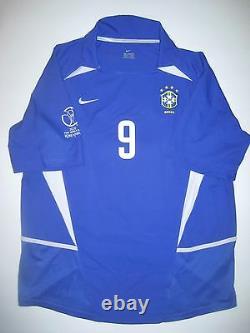 2002 World Cup Nike Brazil Ronaldo Jersey Shirt Real Madrid Milan Brasil Away