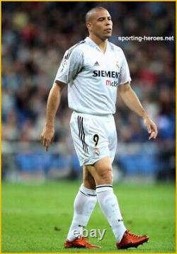 2003/04 Real Madrid #9 Ronaldo Home Size L Adidas