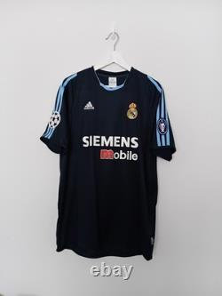 2003/04 Real Madrid Away Shirt Jersey No. 23 Beckham Size XL