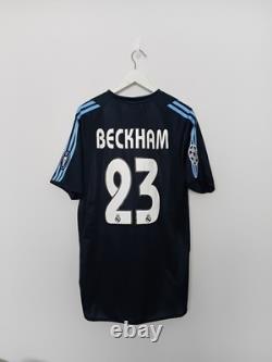 2003/04 Real Madrid Away Shirt Jersey No. 23 Beckham Size XL