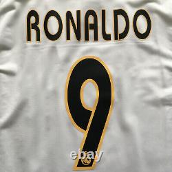 2003/04 Real Madrid Home Jersey #9 RONALDO XL ADIDAS Soccer LOS BLANCOS NEW