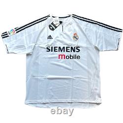 2003/04 Real Madrid Home Jersey #9 Ronaldo XL Adidas Soccer Football R9 NEW